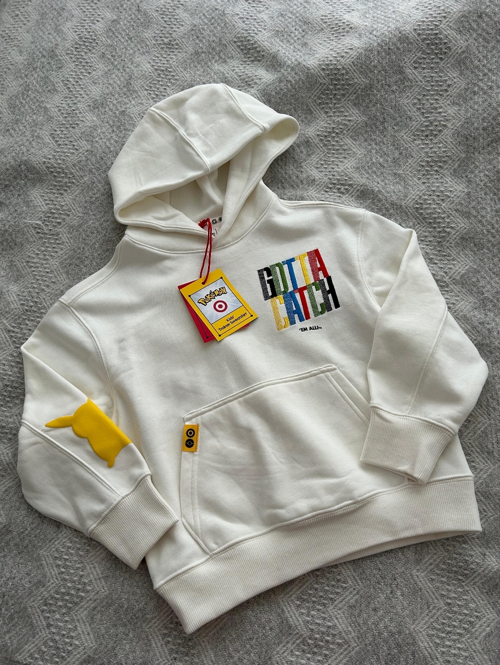 Pokemon X Target- Youth XS Cream Pullover Hoodie Sweatshirt